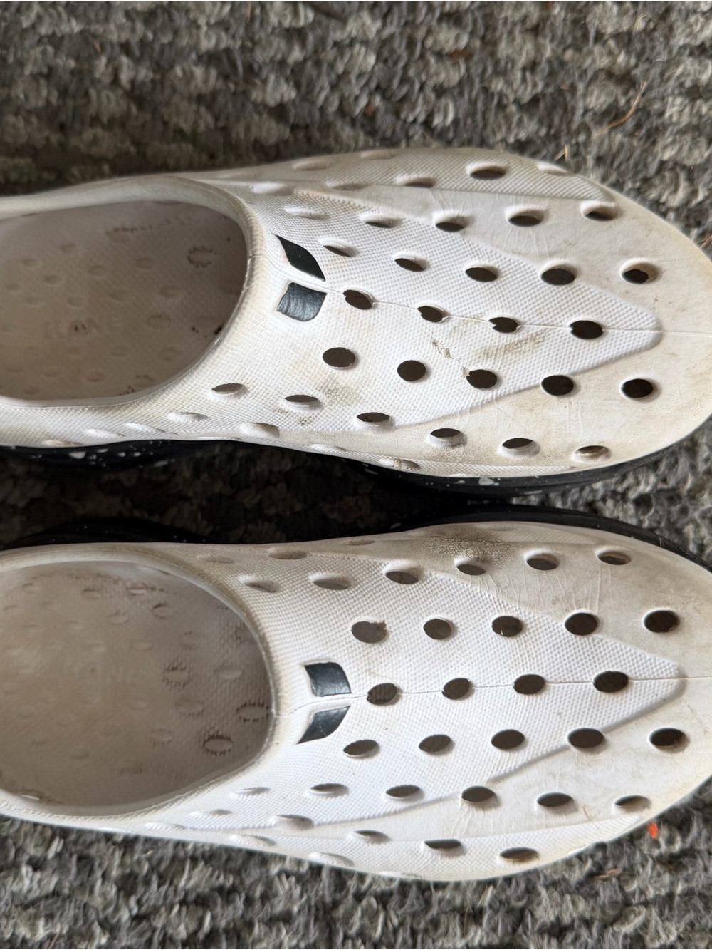 Kids White Slip-On Ventilated Water Shoes